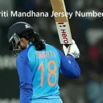 Smriti Mandhana Jersey Number