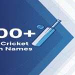 Best Cricket Team Names