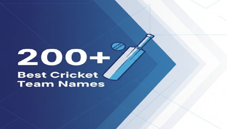Best Cricket Team Names: 200+ Cool, Funny & Powerful Name Ideas
