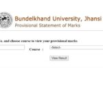Bundelkhand University Result