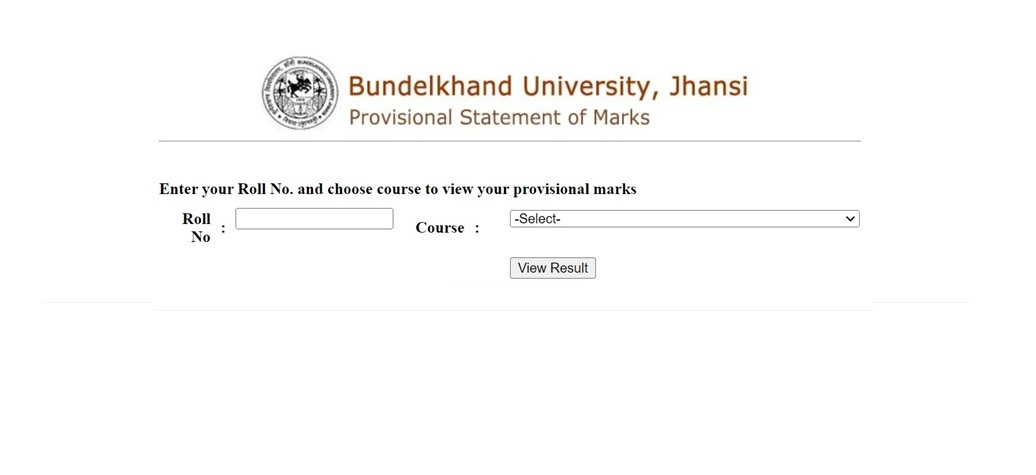 Bundelkhand University Result